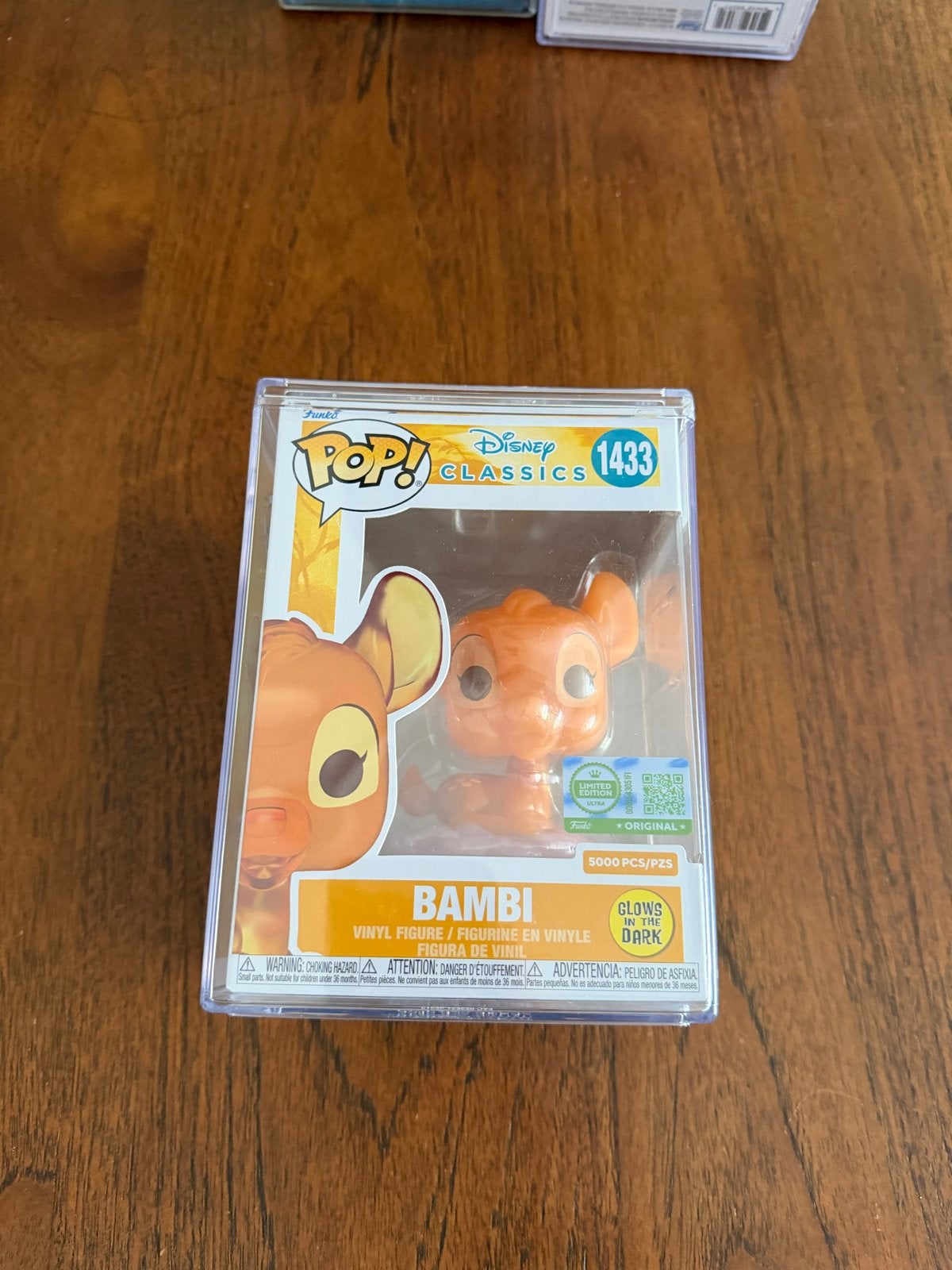 Funko Pop! Disney Classics Bambi 1433 (Glow in the Dark), Ophalen of Verzenden, Zo goed als nieuw