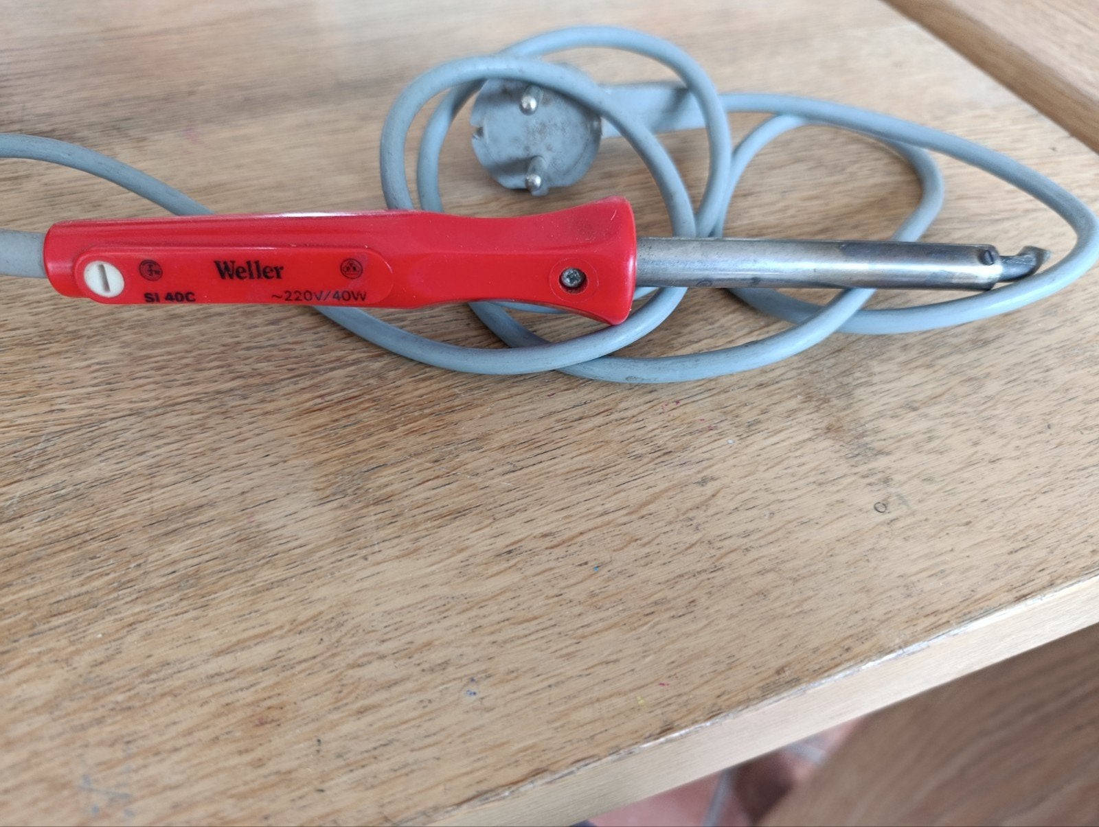 Weller SI 40C soldeerbout 40W 220V, werkend, Ophalen of Verzenden, Gebruikt, Minder dan 150 ampère, Elektroden