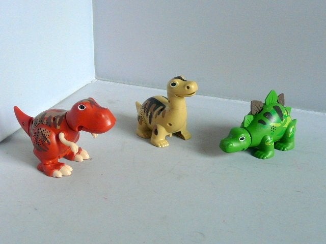 Jurassic Park # 3 dino's, Ophalen of Verzenden, Zo goed als nieuw
