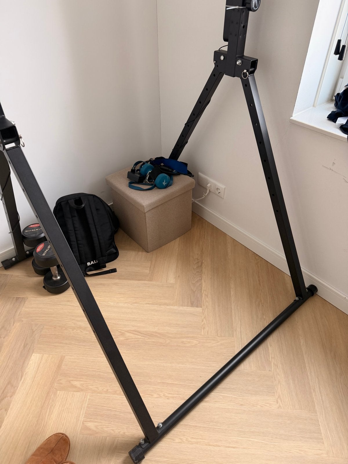 Opvouwbare pull up station - Ideaal voor thuisgym, Ophalen, Krachtstation, Armen, Zo goed als nieuw