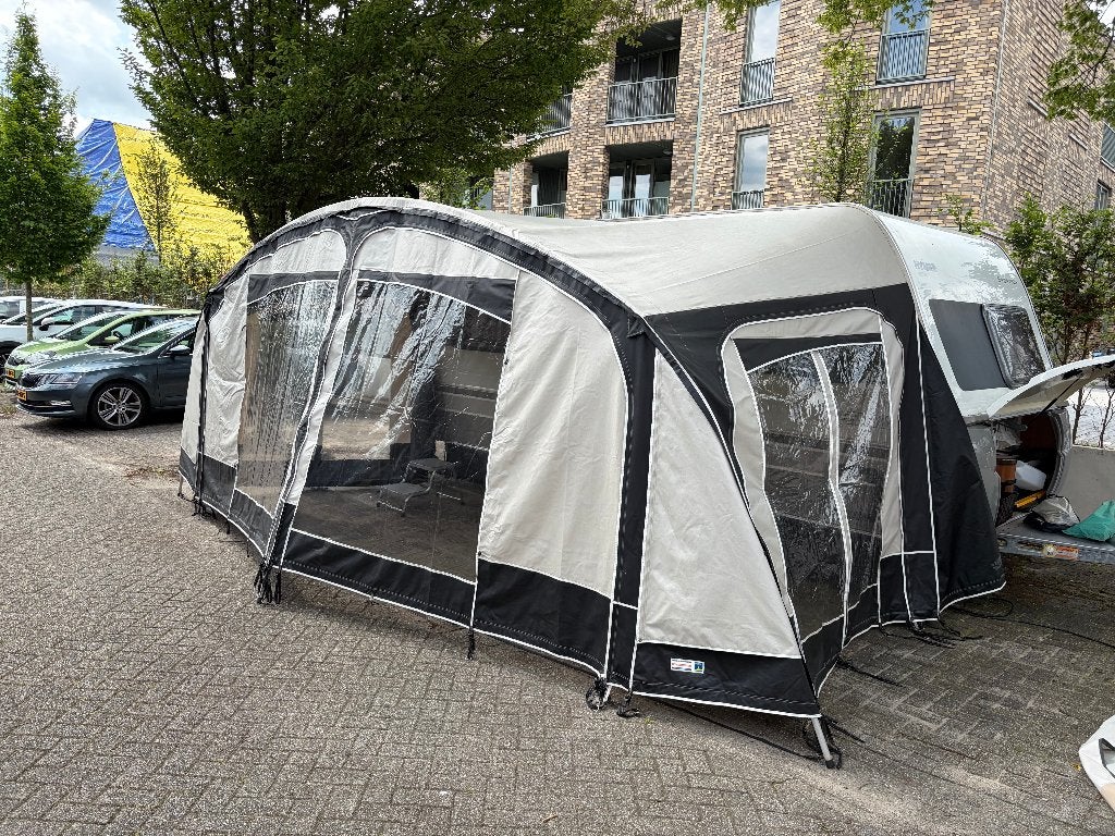 Unico Milaan 280 - Omloopmaat 925-950, Caravans en Kamperen, Voortenten en Luifels, Ophalen, Gebruikt, Ten Cate All Season 240g/m2