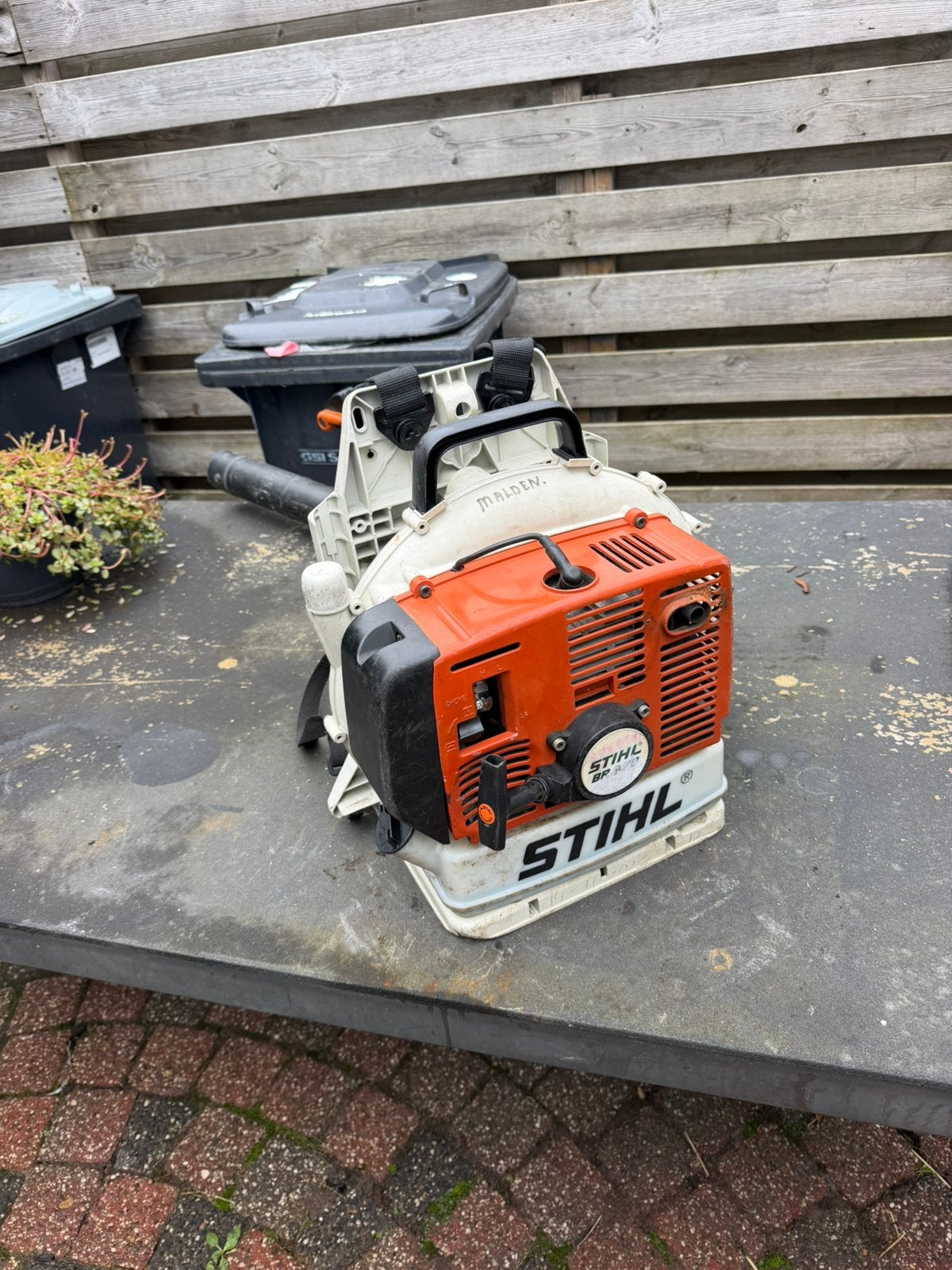 Stihl br 420 bladblazer, Ophalen, Zo goed als nieuw, Benzine