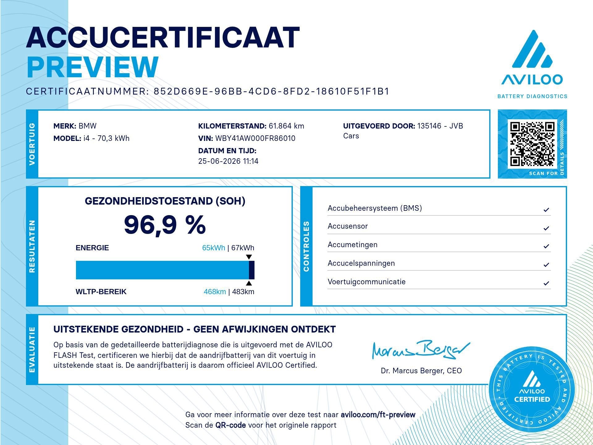 BMW I4 EDrive35 High Executive 70 kWh, Achterwielaandrijving, Gebruikt, 435 min, 31 min