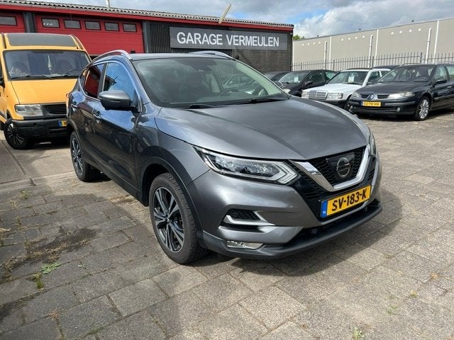 Nissan Qashqai 1.2 Dig-t 85KW 2WD 2017 Grijs, Auto's, Voorwielaandrijving, Stof, Zwart, 4 cilinders