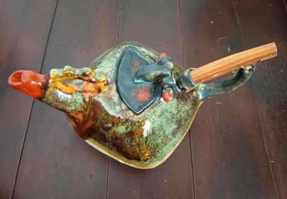 Unieke Keramische Theepot uit Argentinië, Ophalen of Verzenden