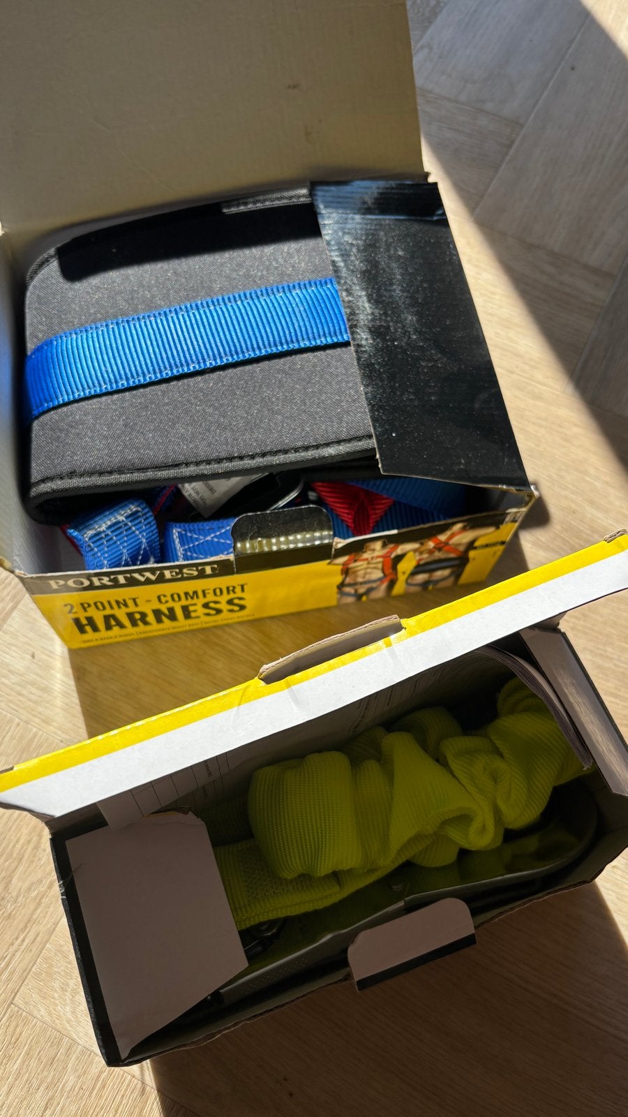 Portwest 2-punts comfort harnas en lanyard, Ophalen, Nieuw