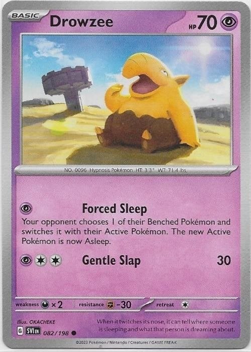 Scarlet & Violet,  Drowzee [common] 82/198, Verzenden, Nieuw, Losse kaart