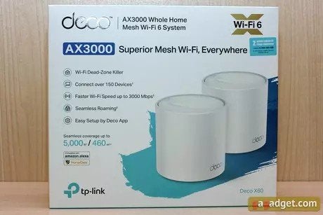 TP-LINK Deco X60 AX3000 v3 Mesh Wi-Fi 6 Systeem (2-pack), Computers en Software, Routers en Modems, Ophalen of Verzenden, Zo goed als nieuw