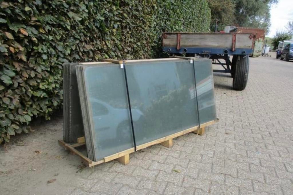 Gebruikt (op maat) tuindersglas tweedehands hobbykas, Tuin en Terras, Kassen, Ophalen of Verzenden, Glas, Gebruikt