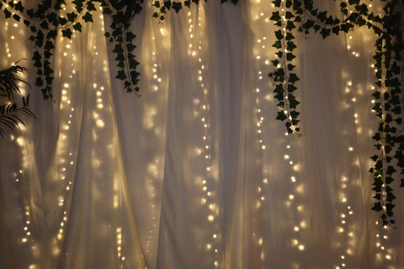 Achtergronddoek backdrop (2 gordijnen), Ophalen, Gebruikt, Versiering