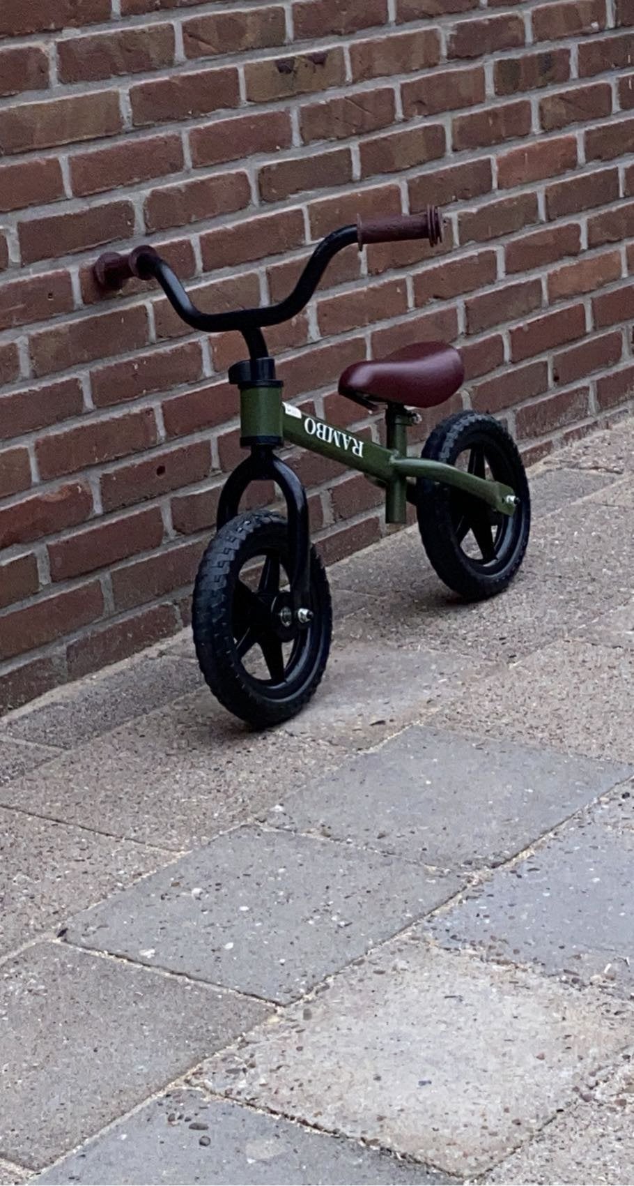 Loopfiets, Ophalen, Zo goed als nieuw