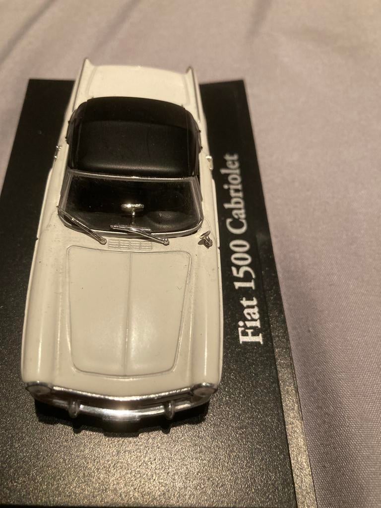 Mini auto Fiat 1500 Cabriolet, Ophalen of Verzenden, Zo goed als nieuw, Auto, Overige merken