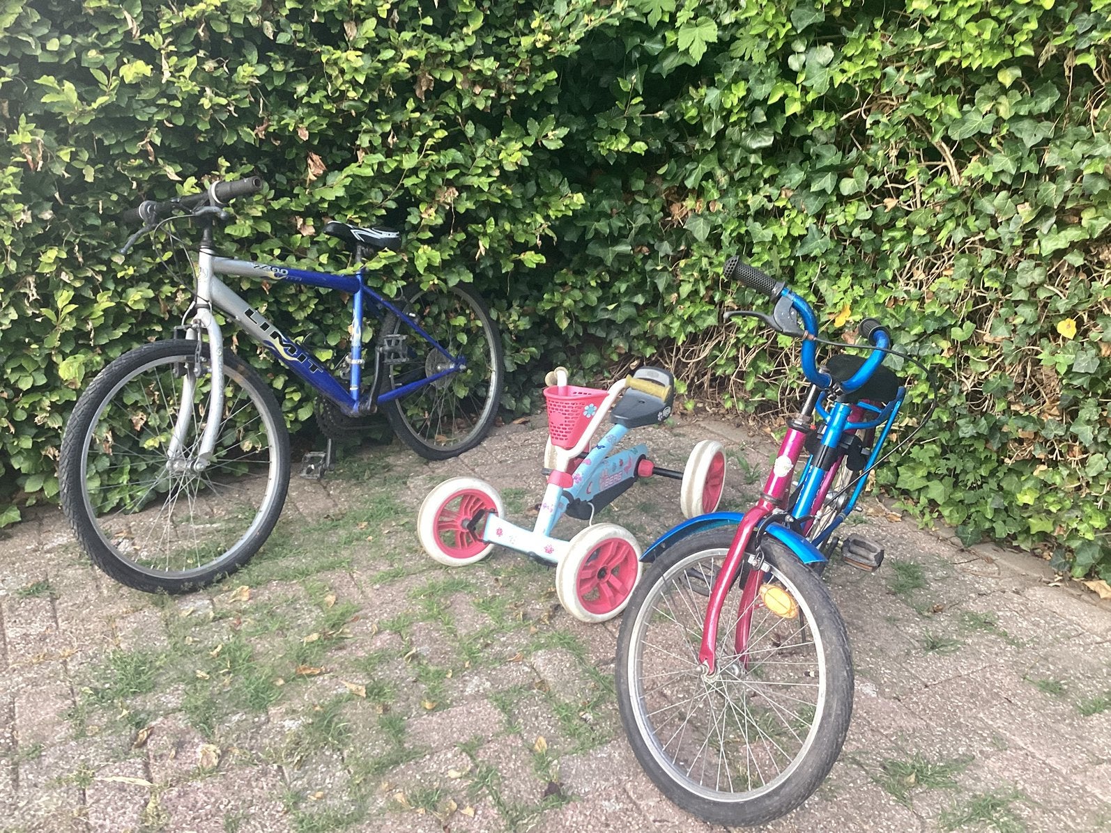 Partij buitenspeelgoed opknapper, Fietsen en Brommers, Ophalen, Gebruikt, Terugtraprem, Minder dan 16 inch