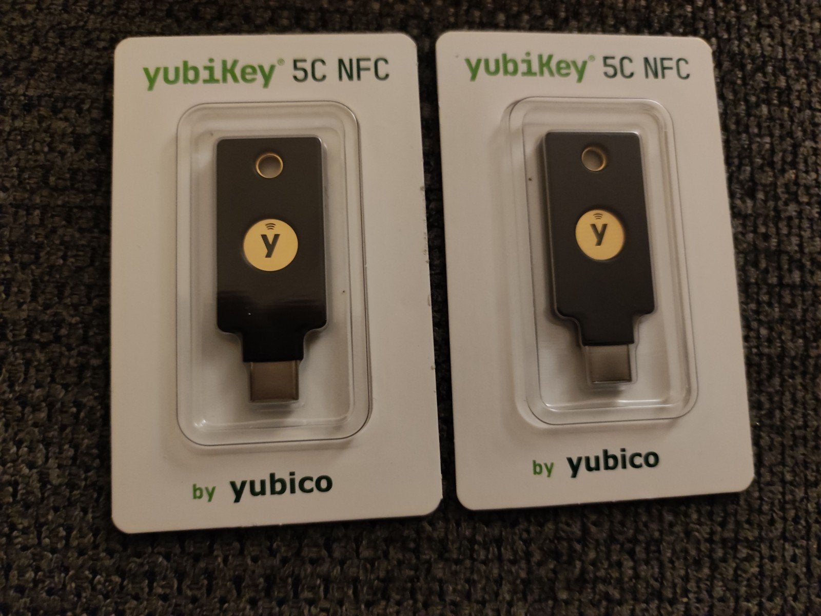 2x YubiKey 5C NFC - Nieuw in verpakking, Ophalen of Verzenden, Nieuw