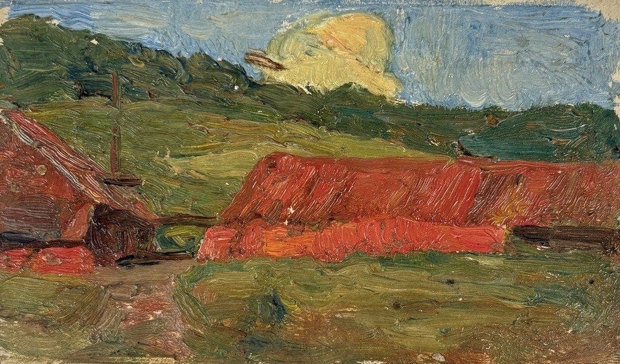 76. Olieverfschilderijtjes, Reinhart Dozy - ca. 1900–1920, Antiek en Kunst, Ophalen