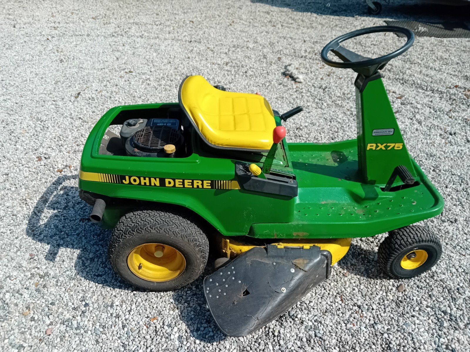 john deer  rx75 zitmaaier, Ophalen, Gebruikt, Jonh deere
