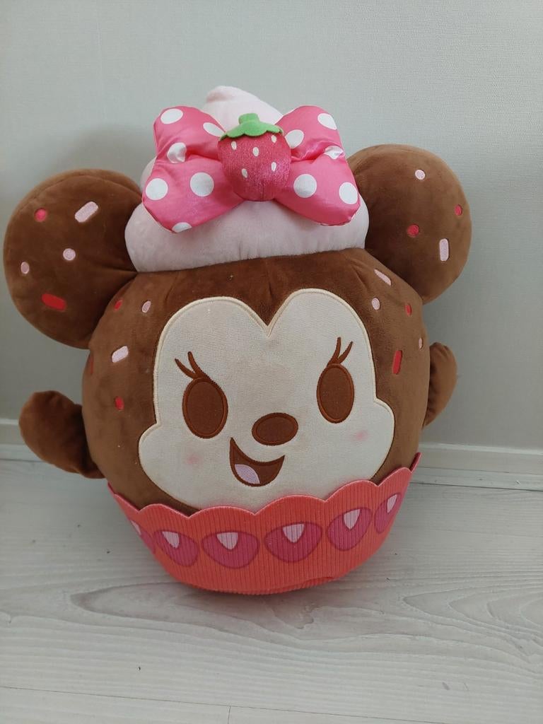 Grote Minnie Mouse Cupcake Knuffel - Disneyland Parijs, Ophalen, Muis, Disney, Disney