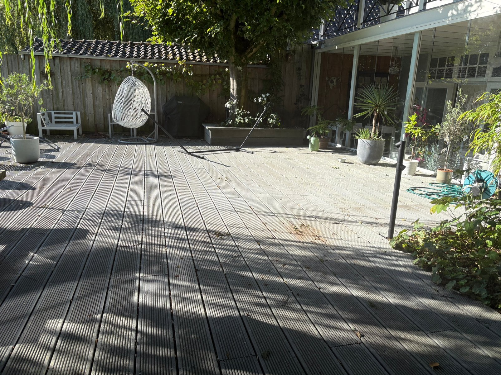 Terrasdelen gerecycled, Ophalen, Gebruikt, Kunststof