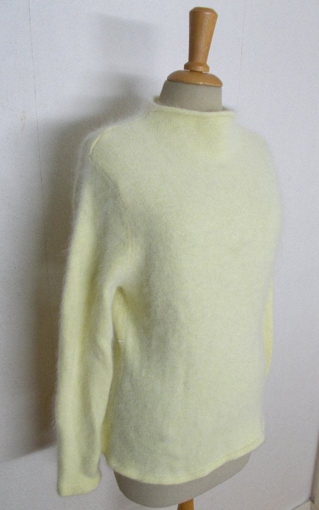 Bananasplit gele super zachte 100% angora wollen trui! M/L, Verzenden, Zo goed als nieuw, Maat 38/40 (M), Geel