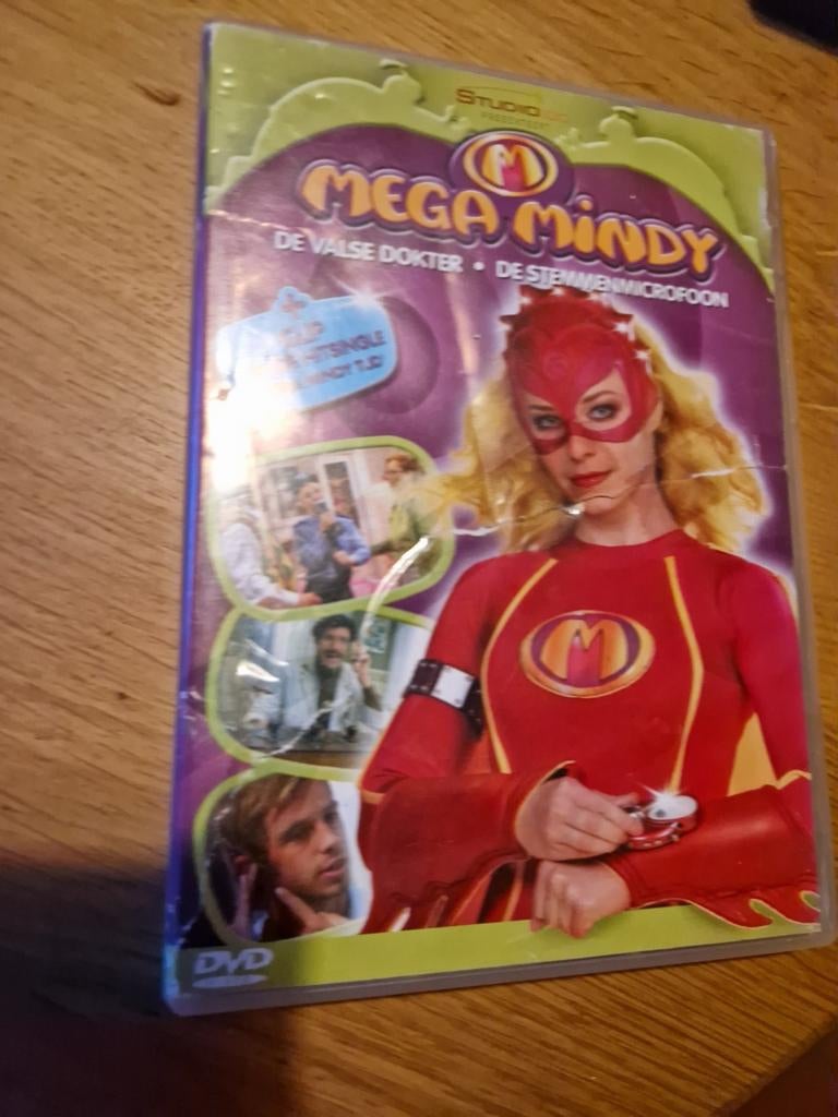 DVD MEGA MINDY STUDIO 100, Alle leeftijden, Ophalen of Verzenden, Gebruikt