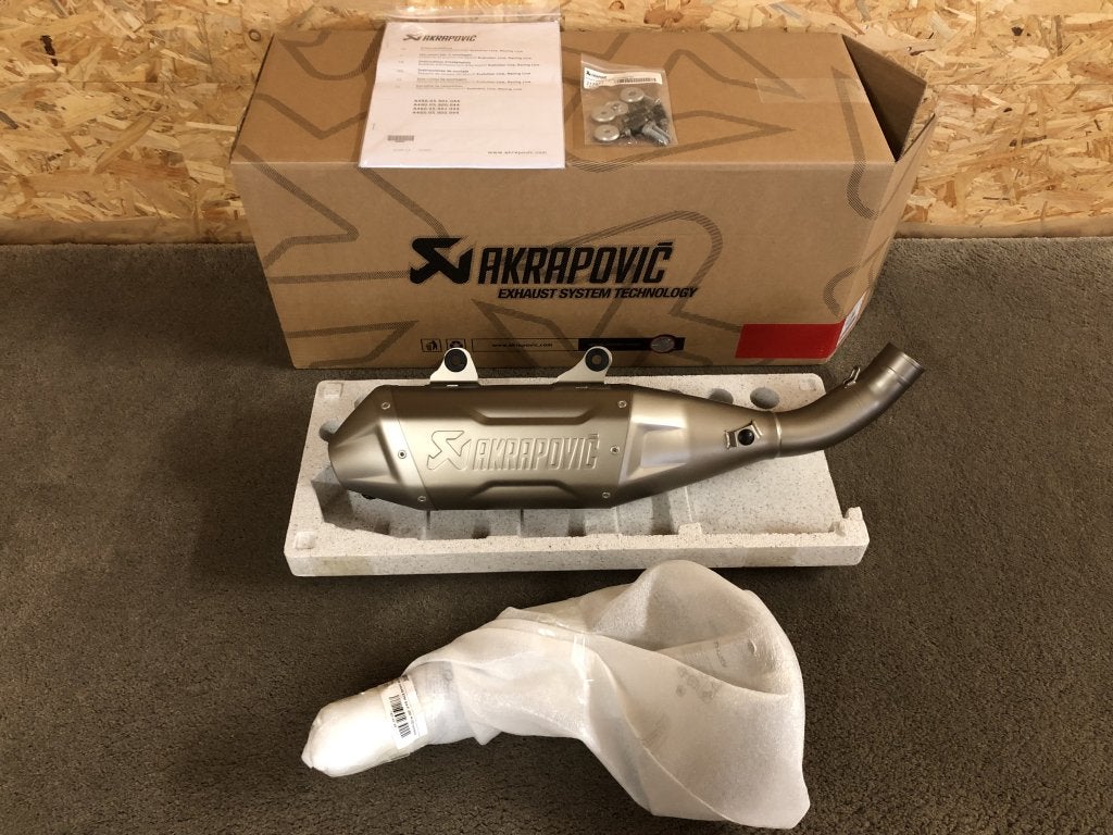 Akrapovic Racing Line uitlaat KTM 250 350 SX-F XC-F FC 23-24, Verzenden, KTM, Stallhofnerstraße 3, Betriebsgebiet Süd, Mattighofen, Oberösterreich, 5230, AT