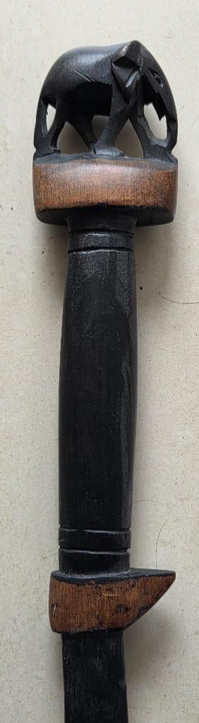 Houten zwaard uit Afrika te koop, Ophalen, Overige onderwerpen, Houtsnijwerk, 50 - 100 cm