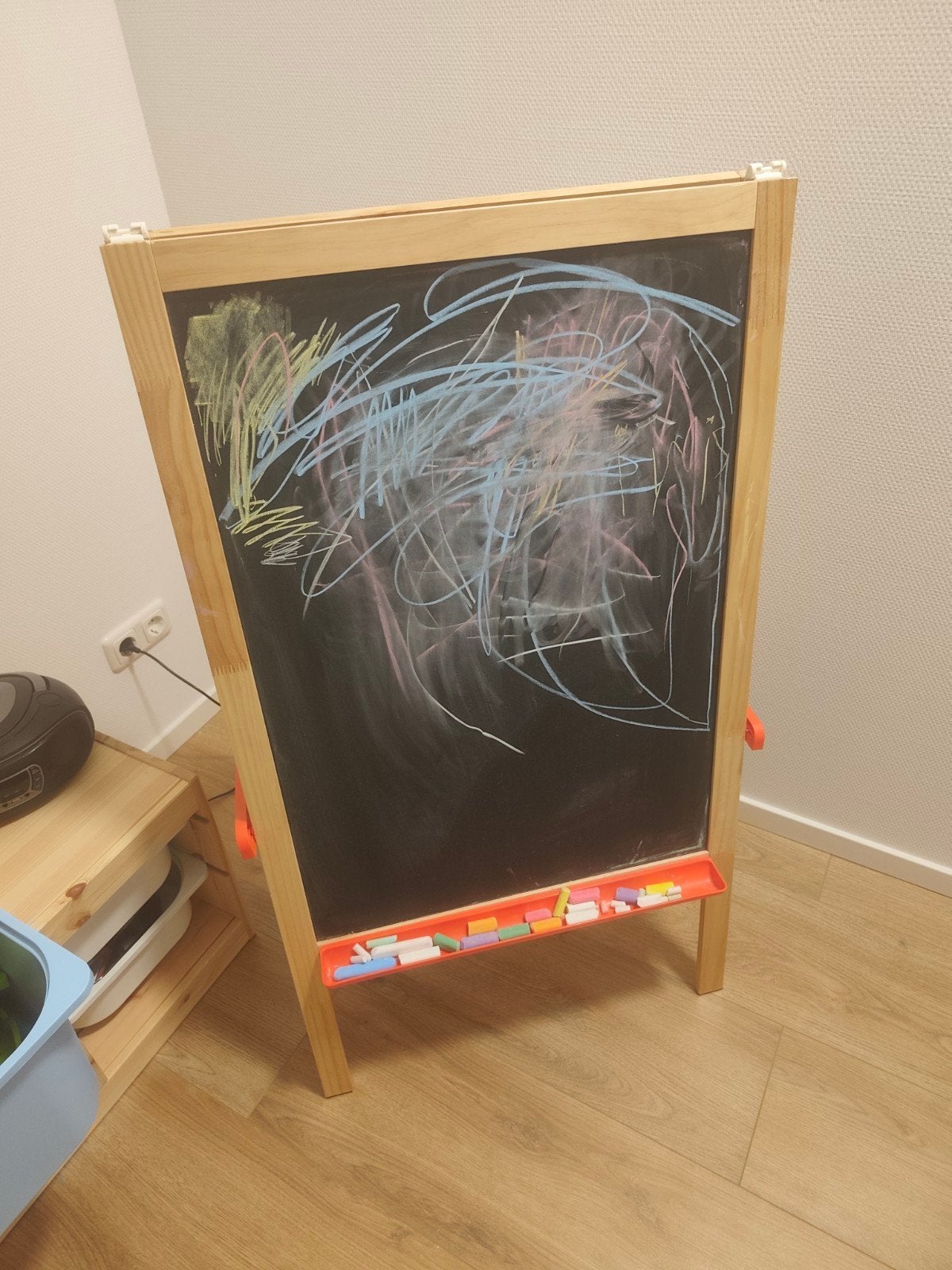 Ikea MÅLA Tekenbord/ezel met papierrol, Ophalen, Gebruikt, Knutselen