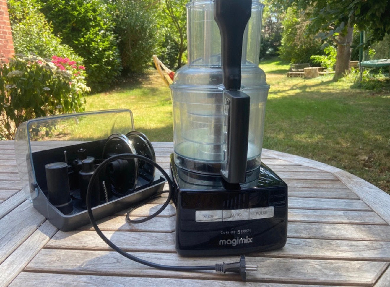 Complete Magimix 5200XL incl Doos, Ophalen of Verzenden, Zo goed als nieuw, 3 snelheden of meer