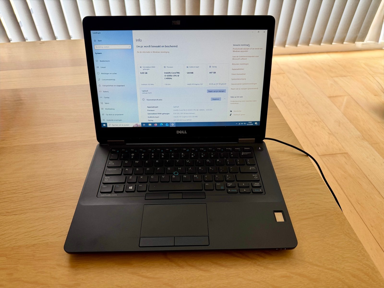 Dell Latitude E5470 - i5-6300U, 8GB RAM, 500GB SSD, Computers en Software, Windows Laptops, Gebruikt, 14 inch, SSD, 2 tot 3 Ghz