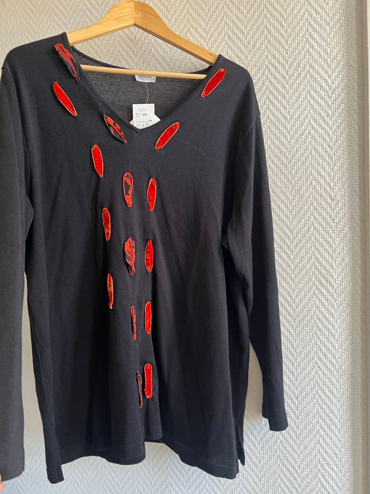 Verpass trui in maat 46/48., Verzenden, Zo goed als nieuw, Maat 46/48 (XL) of groter, Zwart