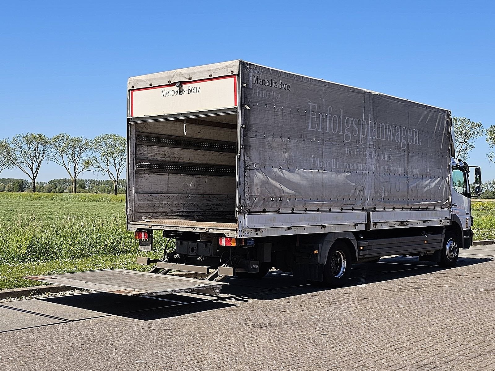 MERCEDES-BENZ ATEGO 1224 manual airco 6 cyl, Euro 5, Stoelverwarming, Wit, Mercedes-Benz