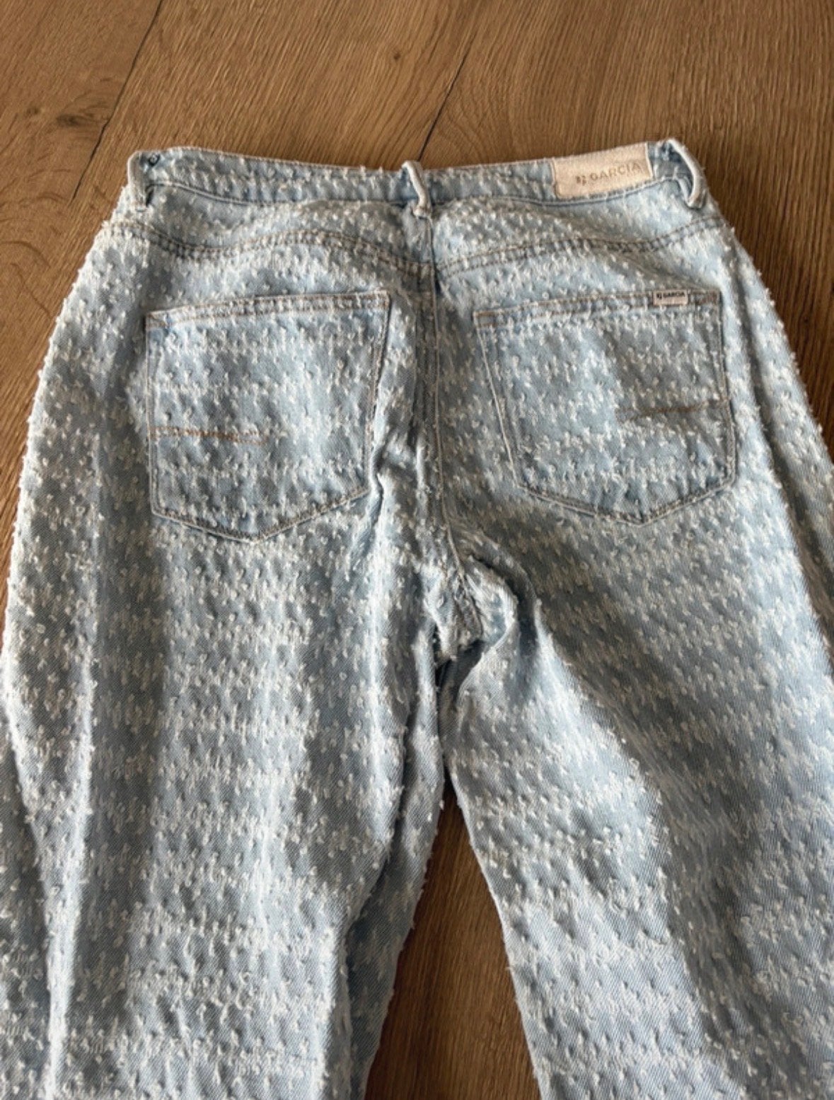 García straight leg broek maat S, Verzenden, Zo goed als nieuw, Blauw, W27 (confectie 34) of kleiner