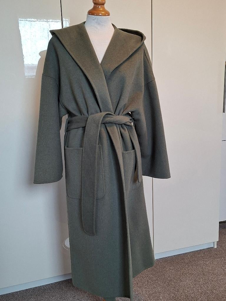 MANGO jas met wool ( maat S-M ), Ophalen of Verzenden, Zo goed als nieuw, Maat 38/40 (M), Overige kleuren
