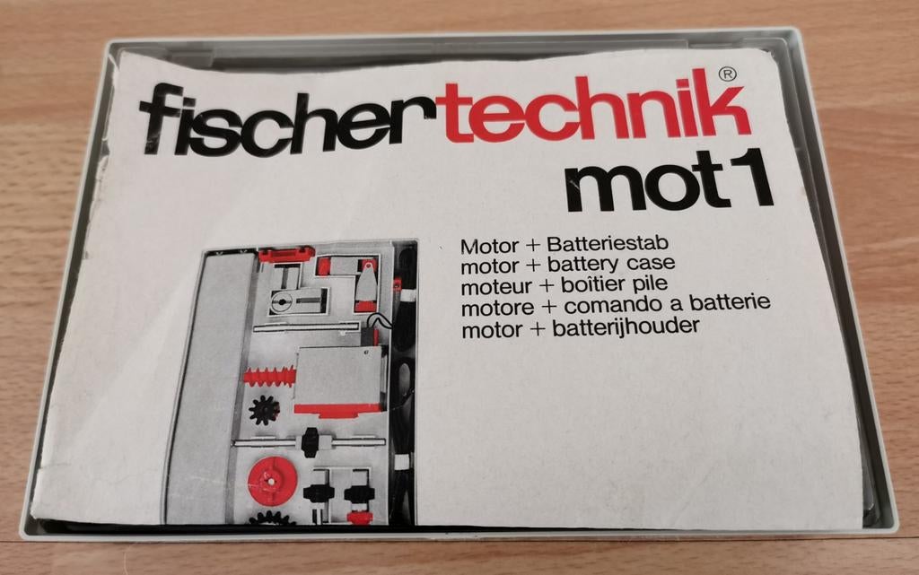 Fischertechnik mot1 - Fisher Techniek, Ophalen of Verzenden, Zo goed als nieuw, Overige merken