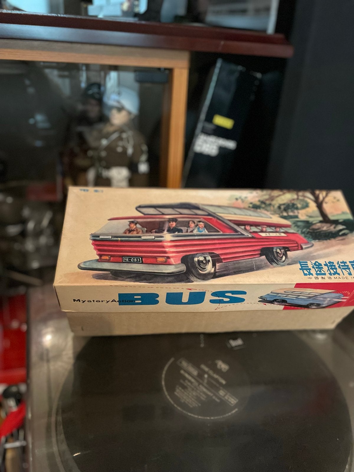Vintage Chinese Speelgoed Bus met originele doos, Kinderen en Baby's, Ophalen of Verzenden, Zo goed als nieuw
