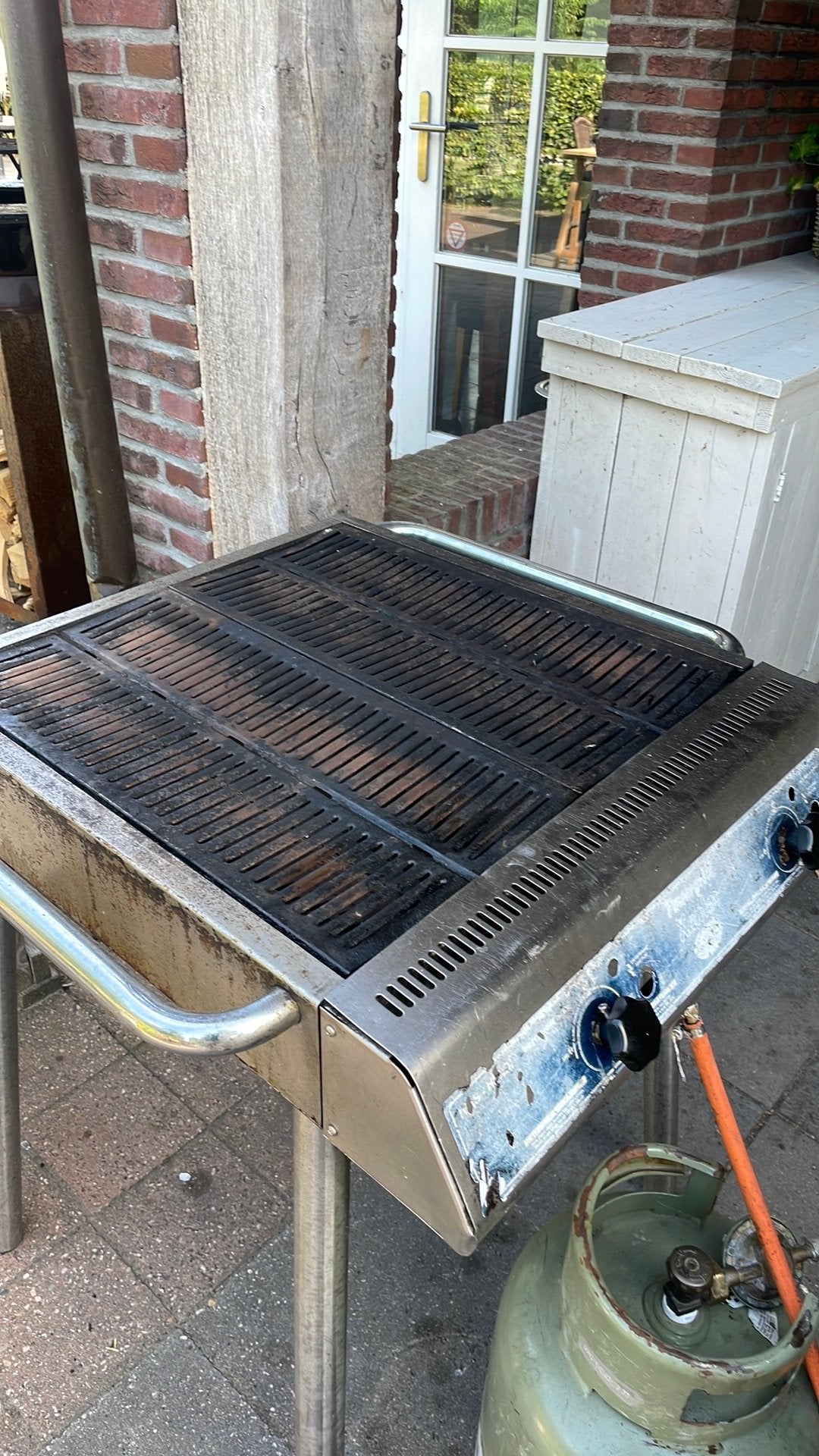 Hendi Grill BBQ - Professionele Gasbarbecue, Tuin en Terras, Ophalen, Gebruikt