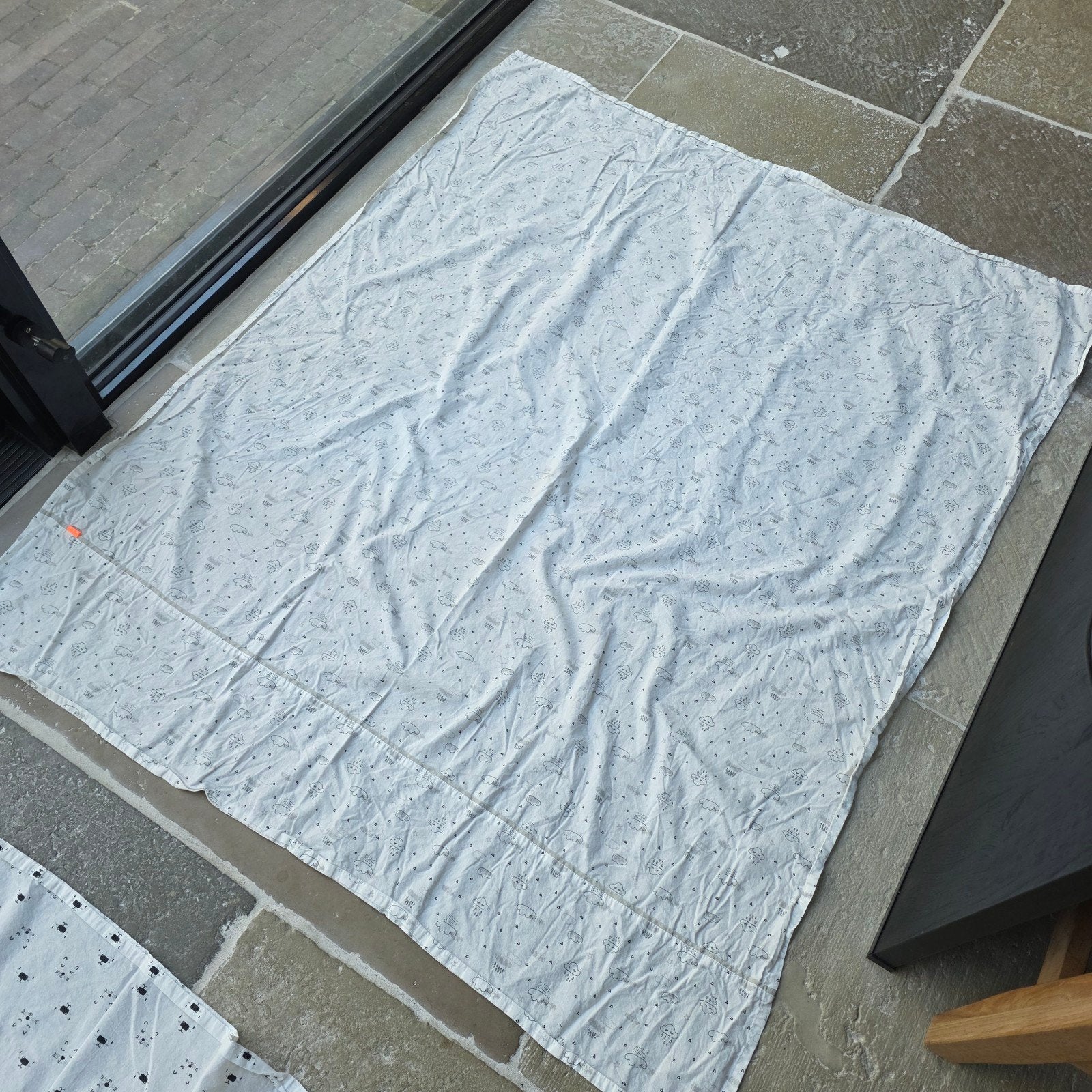 2 Ledikant lakens 110x137cm - HEMA, Jongetje of Meisje, Ophalen of Verzenden, Zo goed als nieuw, Hema