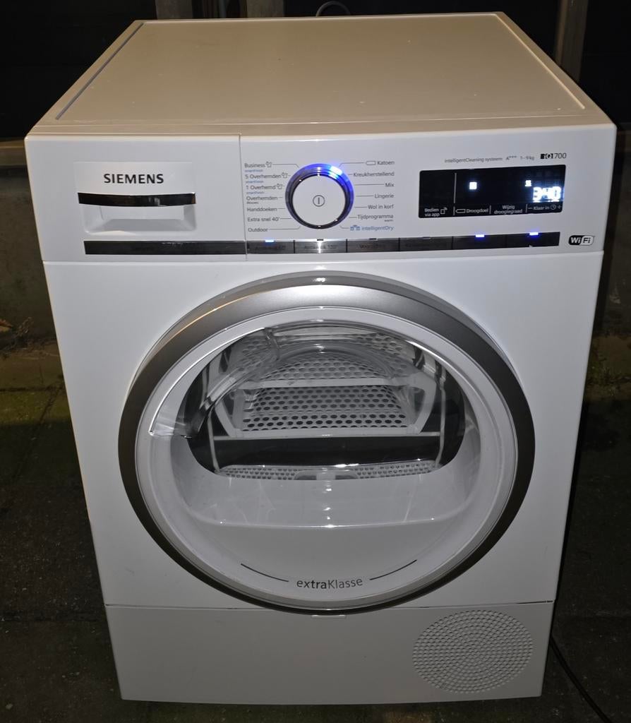High end siemens iq700 met wi-fi, 8 tot 10 kg, Ophalen of Verzenden, Condens, 85 tot 90 cm