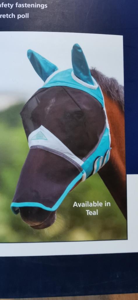 Vliegenmasker shires 6662 maat Shet Pony Full, Uk, Ophalen of Verzenden, Shires, Uk