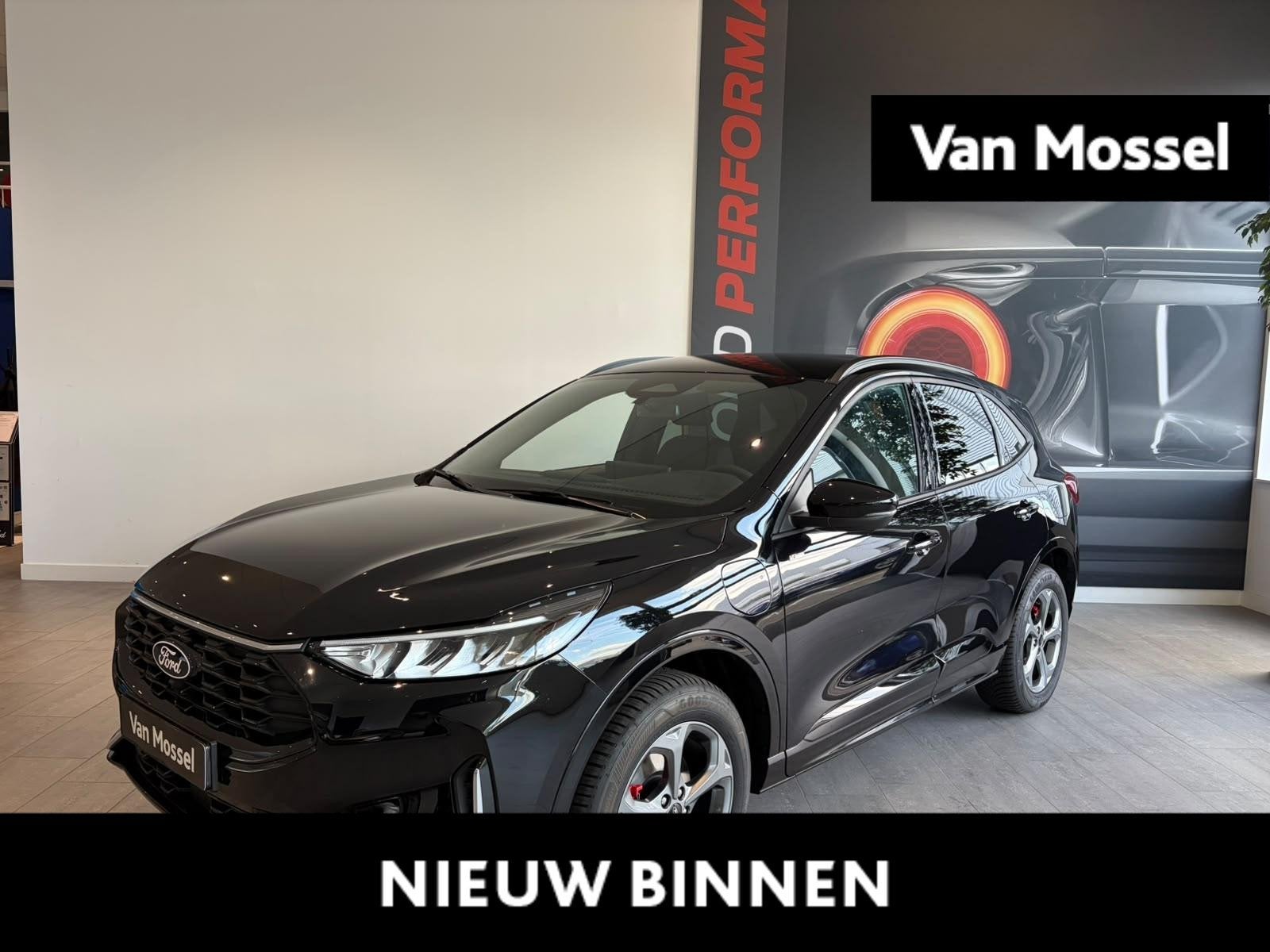Ford Kuga 2.5 PHEV ST-Line X | ELECTRISCHE TREKHAAK | B&O |, Auto's, Ford, 4 cilinders, Zwart, Plug-in hybride, Bedrijf