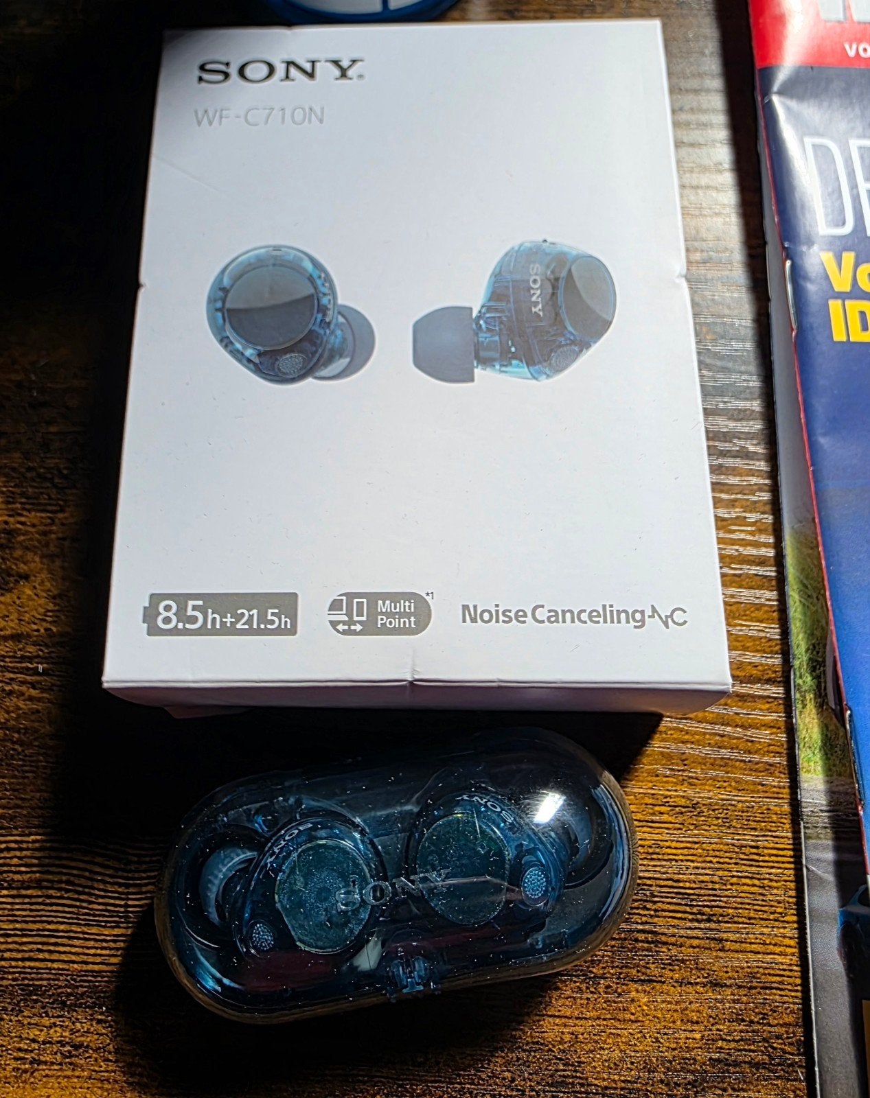 Sony WF-C710N In-ear koptelefoon - Glass Blue, Audio, Tv en Foto, Koptelefoons, In-ear, Ophalen of Verzenden, Zo goed als nieuw