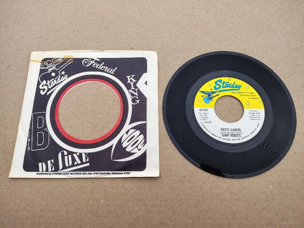 7" Single: Kenny Roberts - Pretty Flowers (1972) USA, Verzenden, Gebruikt, 7 inch, Pop