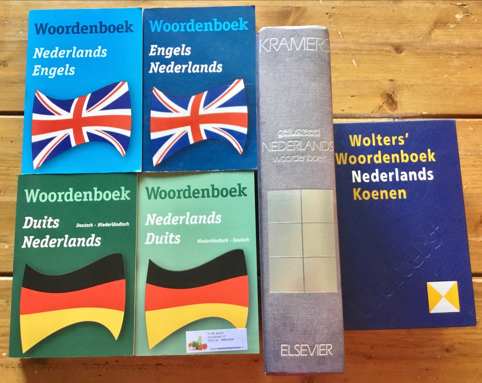 DIVERSE WOORDENBOEKEN: NED, ENG, DUITS (6 STUKS), Ophalen of Verzenden, Gelezen, Kramers