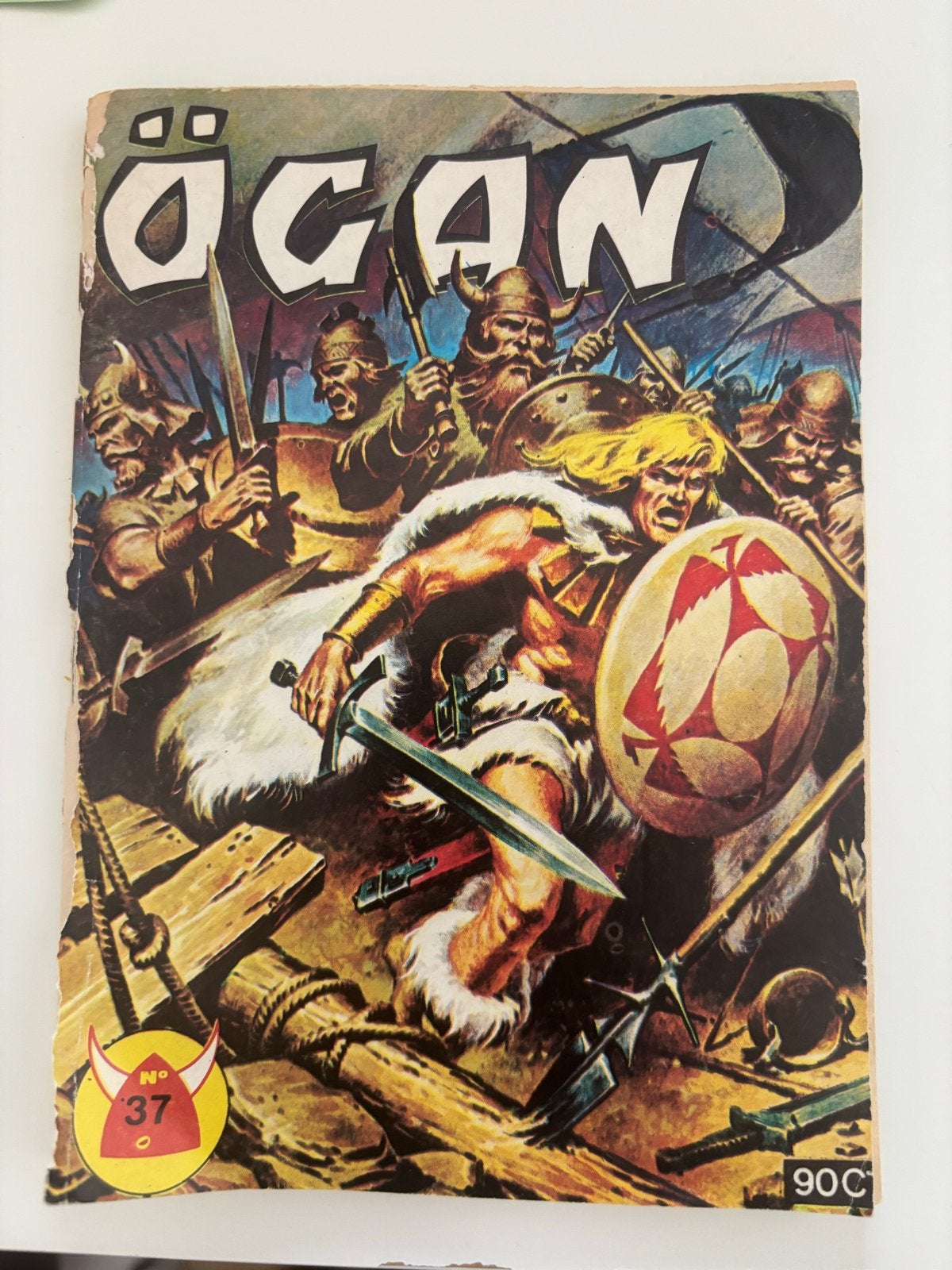 ÖGAN Stripboek Nr. 37 - Avontuurlijke Viking Saga, Eén stripboek, Ophalen of Verzenden, Gelezen