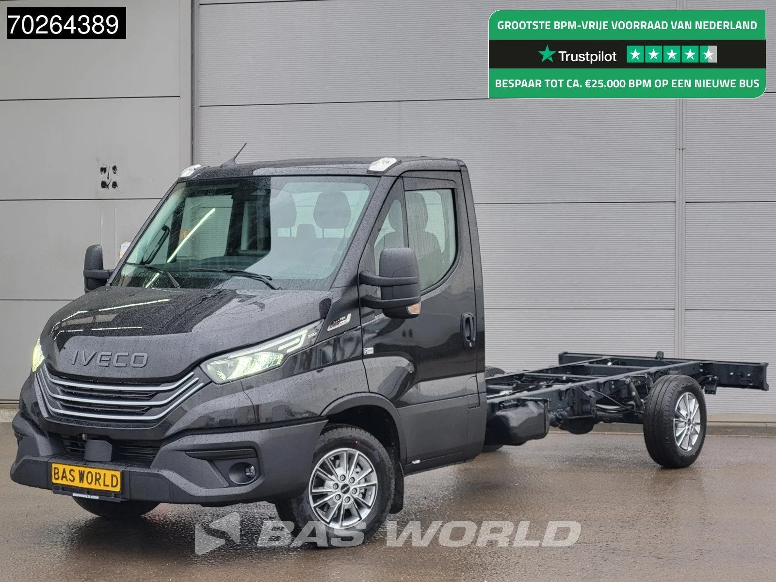 Iveco Daily 35S18 BPM VRIJ! Automaat BPM VRIJ! 410WB Chassis, Automaat, Lichtsensor, Stof, Euro 6