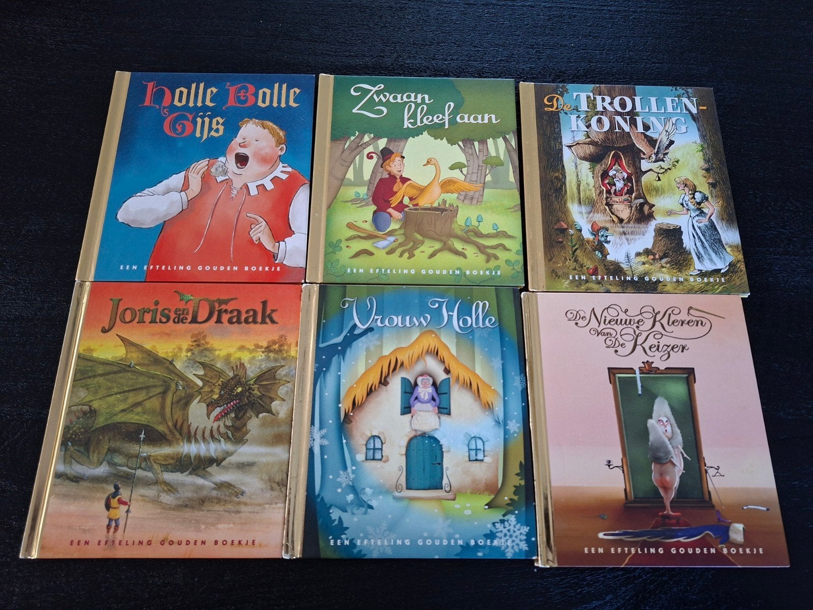 Set van 6 Efteling Gouden Boekjes - Sprookjes, Boeken, Ophalen of Verzenden, Gelezen
