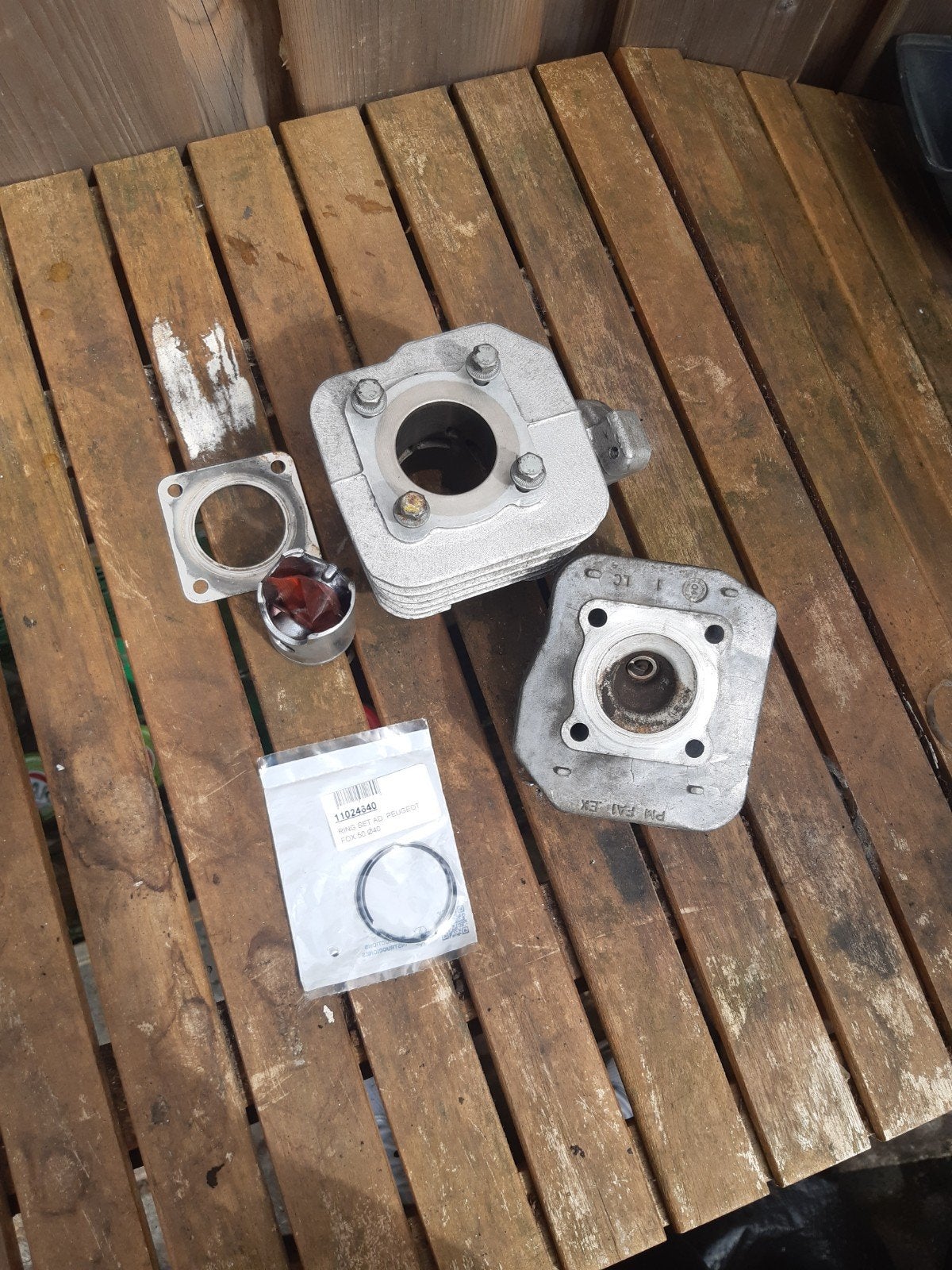 Cilinderkit airsal 50cc snel!!, Ophalen, Zo goed als nieuw, Cilinder, Airsal
