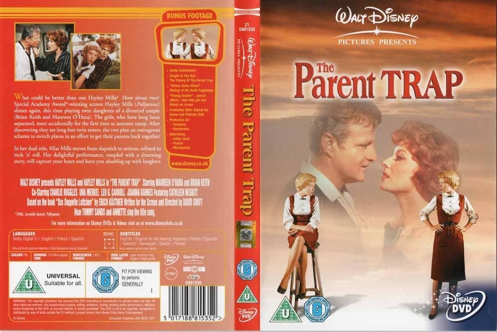 The Parent Trap 1961 DVD DISNEY met Hayley Mills, Maureen, Alle leeftijden, Ophalen of Verzenden, Zo goed als nieuw, Komedie