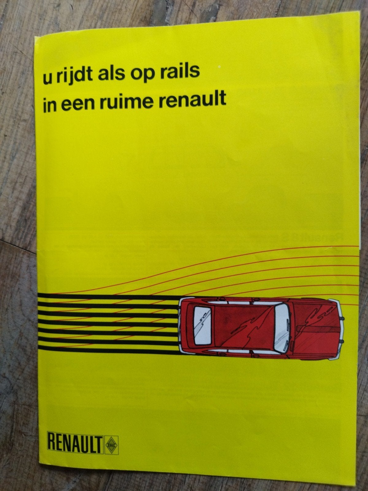 Renault brochure 1971 - Diverse modellen, 12 pagina's, Boeken, Auto's | Folders en Tijdschriften, Renault, Ophalen of Verzenden