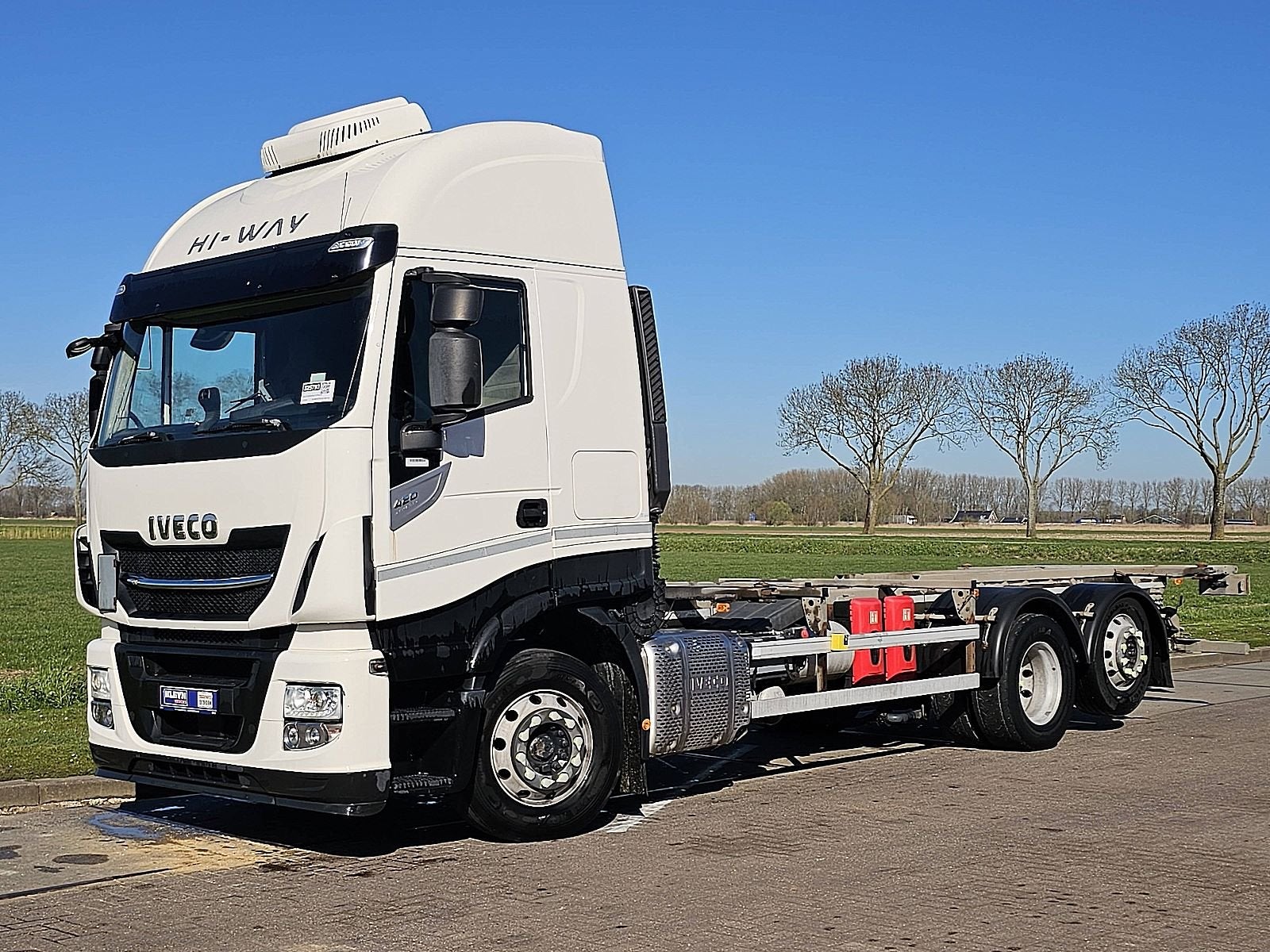 IVECO AS260S42 STRALIS 6x2 intarder alcoa's, Automaat, Euro 6, Iveco, Stoelverwarming